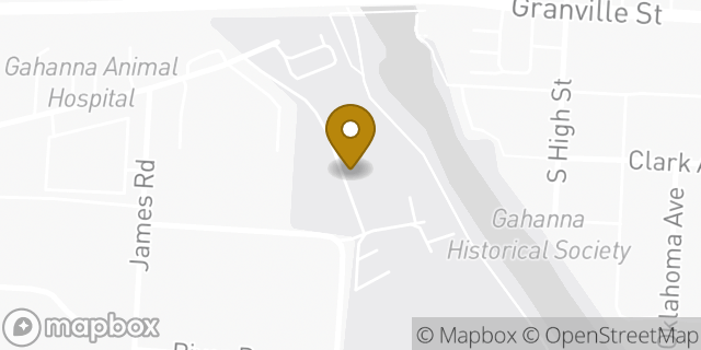 Map showing the location of Gahanna American Legion Post 797 in Gahanna, OH 43230
