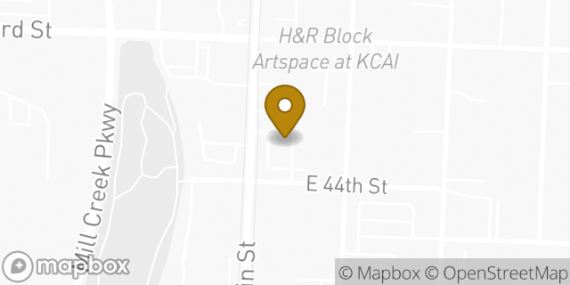Map showing the location of QuikTrip in Kansas City, MO 64111