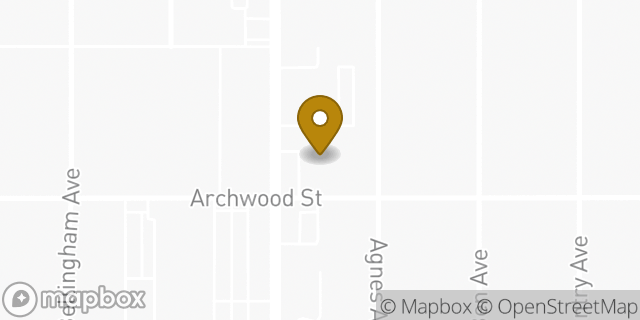 Map showing the location of Subway in Los Angeles, CA 91606