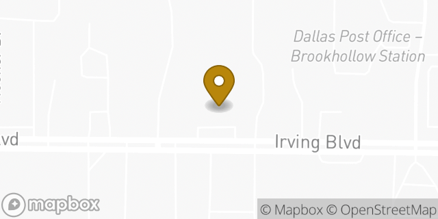 Map showing the location of Penske Truck Rental in Dallas, TX 75247