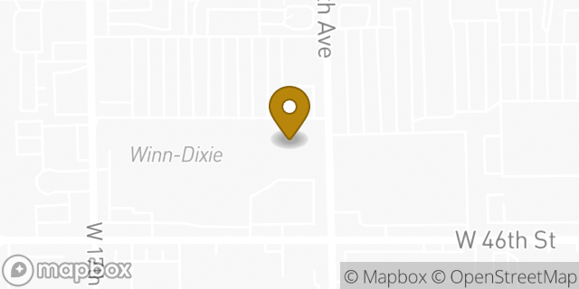Map showing the location of Coinme in Hialeah, FL 33012