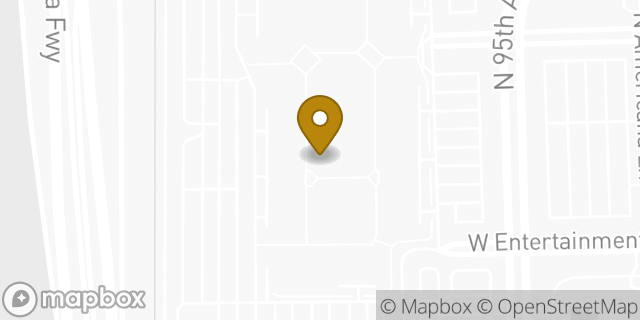 Map showing the location of Subway in Glendale, AZ 85305