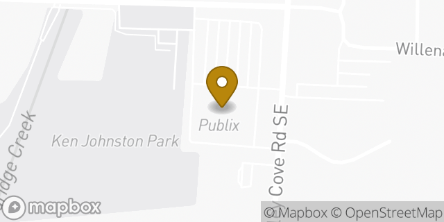 Map showing the location of Publix in Huntsville, AL 35803