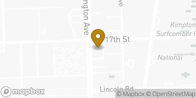 Map showing the location of Citibank in Miami Beach, FL 33139