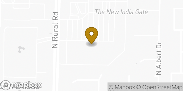 Map showing the location of Chase Bank in Chandler, AZ 85226
