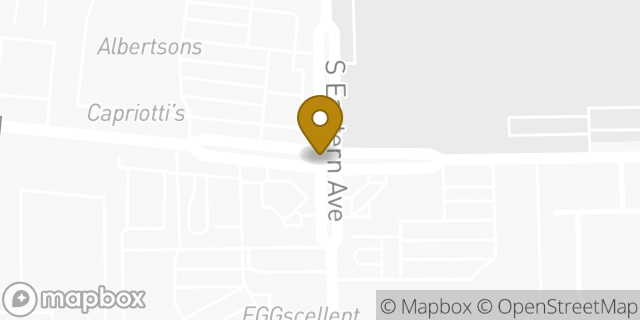 Map showing the location of Uber Warm Springs in Las Vegas, NV 89119