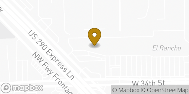Map showing the location of The UPS Store in Houston, TX 77092