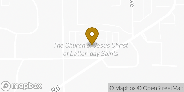 Map showing the location of The Church of Jesus Christ of Latter-day Saints in Colorado Springs, CO 80906