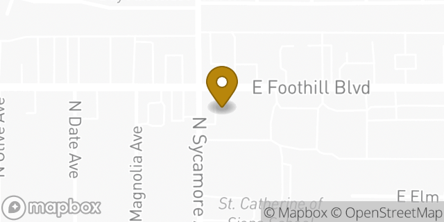 Map showing the location of Subway in Rialto, CA 92376