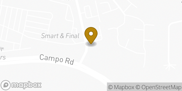Map showing the location of Rancho San Diego KinderCare in La Mesa, CA 91941