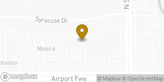 Map showing the location of Avis Car Rental in Irving, TX 75062