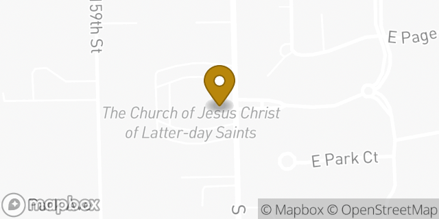 Map showing the location of The Church of Jesus Christ of Latter-day Saints in Gilbert, AZ 85234