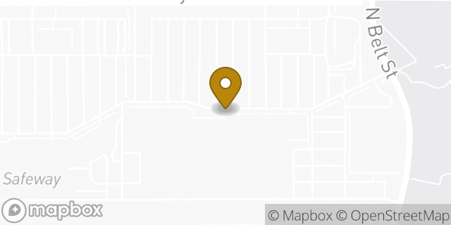 Map showing the location of Walmart in Spokane, WA 99205