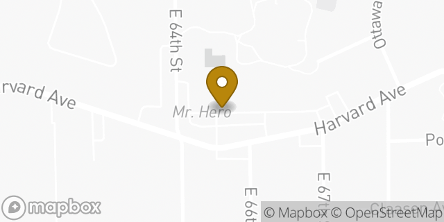 Map showing the location of Amazon Locker - Diarist in Cleveland, OH 44105