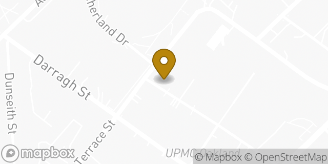 Map showing the location of Panera Bread in Pittsburgh, PA 15213