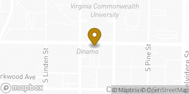 Map showing the location of Sonic Drive In in Richmond, VA 23220