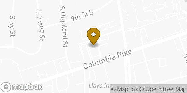 Map showing the location of 7-Eleven in Arlington, VA 22204