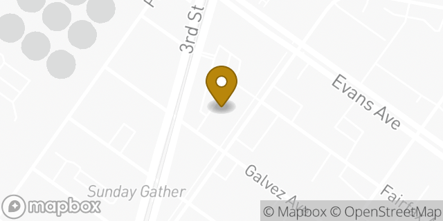 Map showing the location of Starbucks in San Francisco, CA 94124