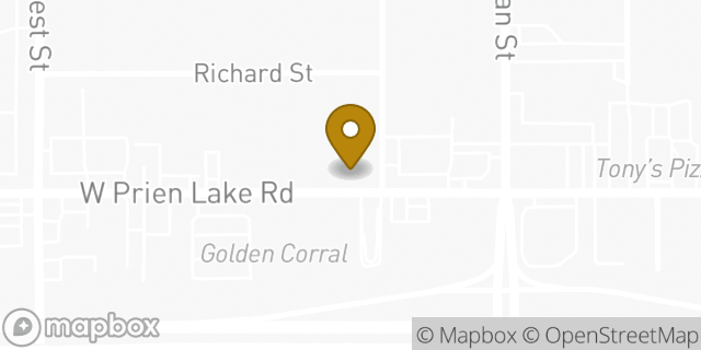 Map showing the location of Hertz in Lake Charles, LA 70601