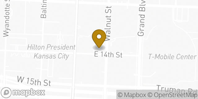 Map showing the location of Chipotle Mexican Grill in Kansas City, MO 64106