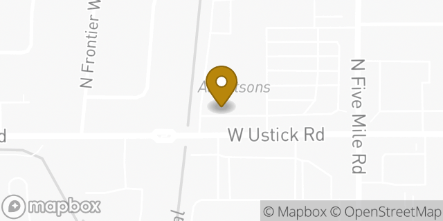 Map showing the location of Albertsons in Boise, ID 83713