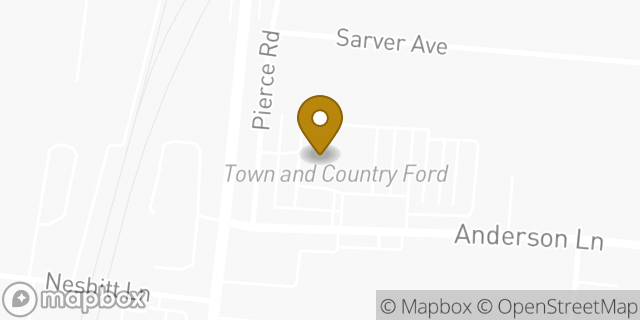Map showing the location of Town and Country Ford Nashville Collision in Nashville, TN 37115