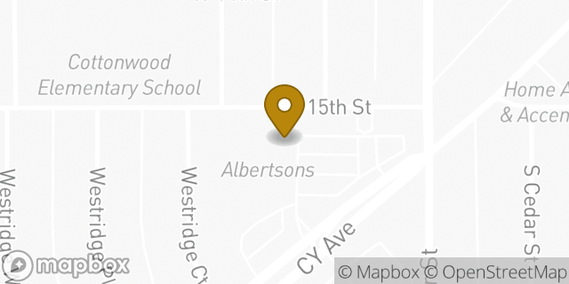 Map showing the location of Starbucks Coffee Company in Casper, WY 82604