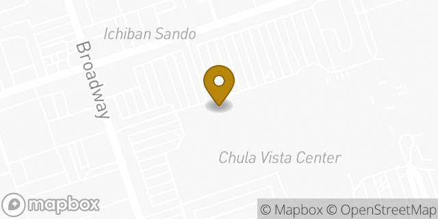 Map showing the location of Buffalo Wild Wings in Chula Vista, CA 91910