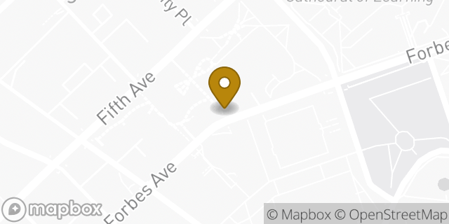 Map showing the location of The UPS Store in Pittsburgh, PA 15213