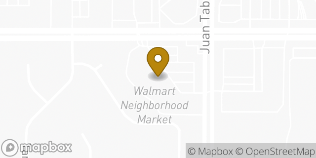 Map showing the location of Walmart Neighborhood Market in Albuquerque, NM 87111
