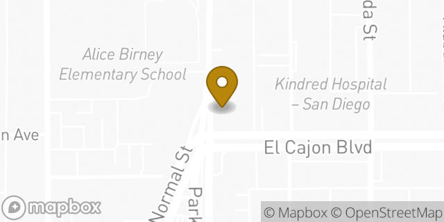 Map showing the location of CVS Pharmacy in San Diego, CA 92103