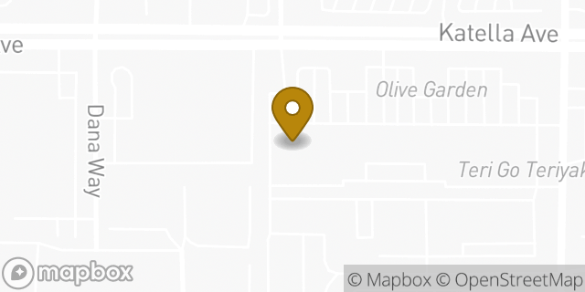 Map showing the location of Staples in Cypress, CA 90630
