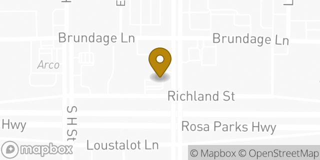 Map showing the location of Chester in Bakersfield, CA 93304