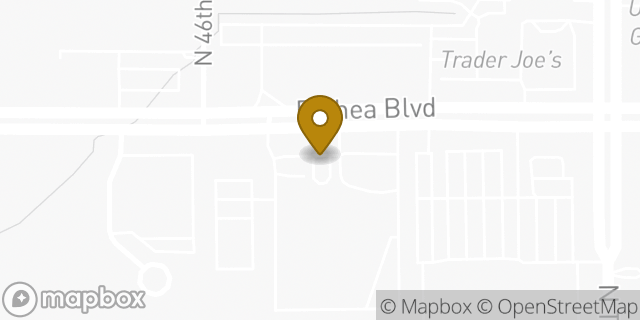 Map showing the location of Starbucks in Phoenix, AZ 85028