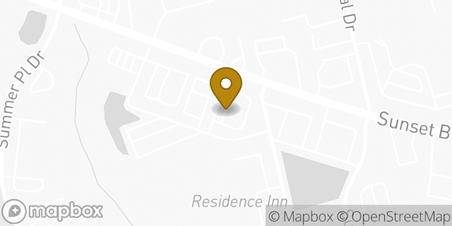 Map showing the location of Dunkin' in West Columbia, SC 29169