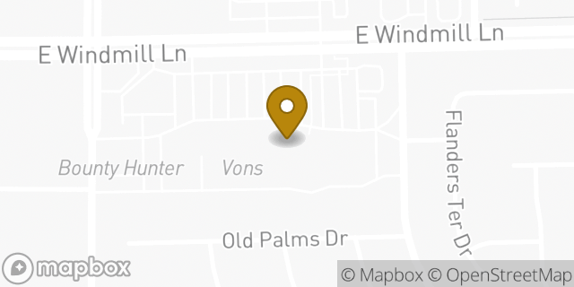 Map showing the location of The UPS Store in Las Vegas, NV 89123