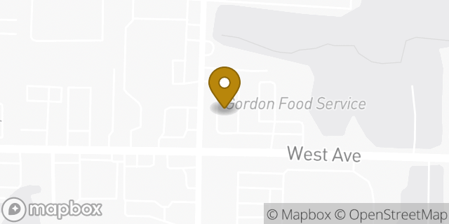 Map showing the location of McDonald's in Akron, OH 44310