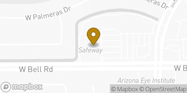 Map showing the location of Coinme in Sun City, AZ 85351
