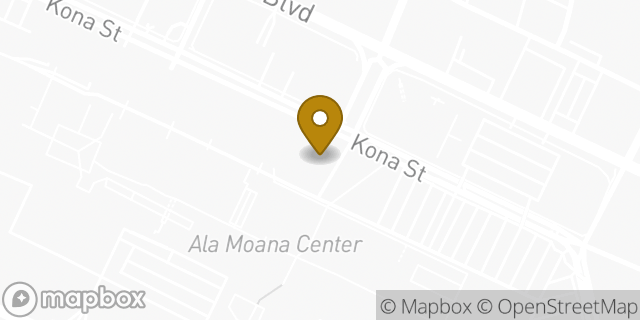Map showing the location of Kaiser Permanente Behavioral Health Services - Ala Moana in Honolulu, HI 96814