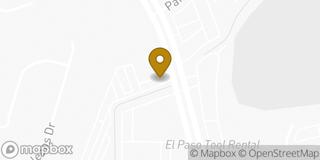 Map showing the location of CubeSmart Self Storage in El Paso, TX 79912