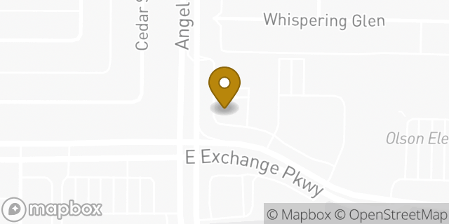 Map showing the location of Chase Bank in Allen, TX 75002