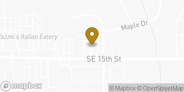 Map showing the location of McDonald's in Midwest City, OK 73110