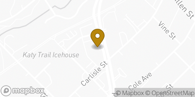 Map showing the location of CubeSmart Self Storage in Dallas, TX 75201