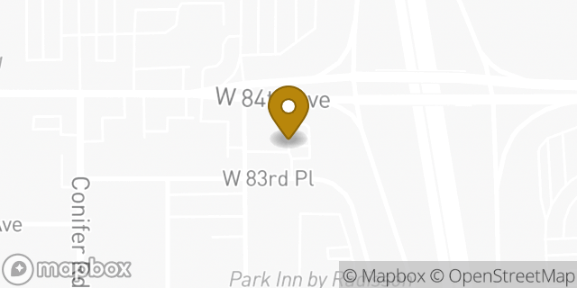 Map showing the location of ATM 7ELEVEN-FCTI in Thornton, CO