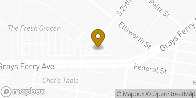 Map showing the location of McDonald's in Philadelphia, PA 19146