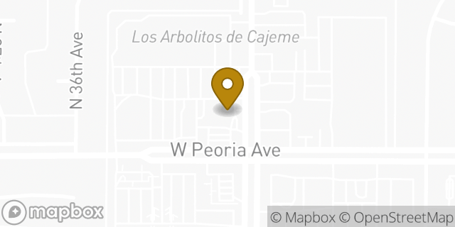 Map showing the location of Amazon Locker - Migration in Phoenix, AZ 85029