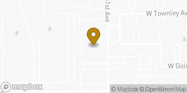 Map showing the location of The Church of Jesus Christ of Latter-day Saints in Glendale, AZ 85302