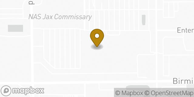 Map showing the location of Amazon Locker - Calvio in Jacksonville, FL 32212