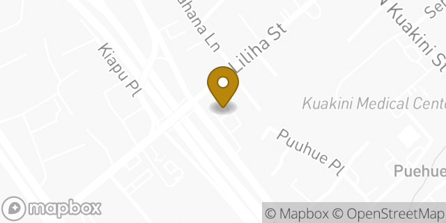 Map showing the location of McDonald's in Honolulu, HI 96817