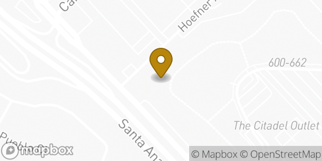 Map showing the location of Old Navy Outlet in Commerce, CA 90040